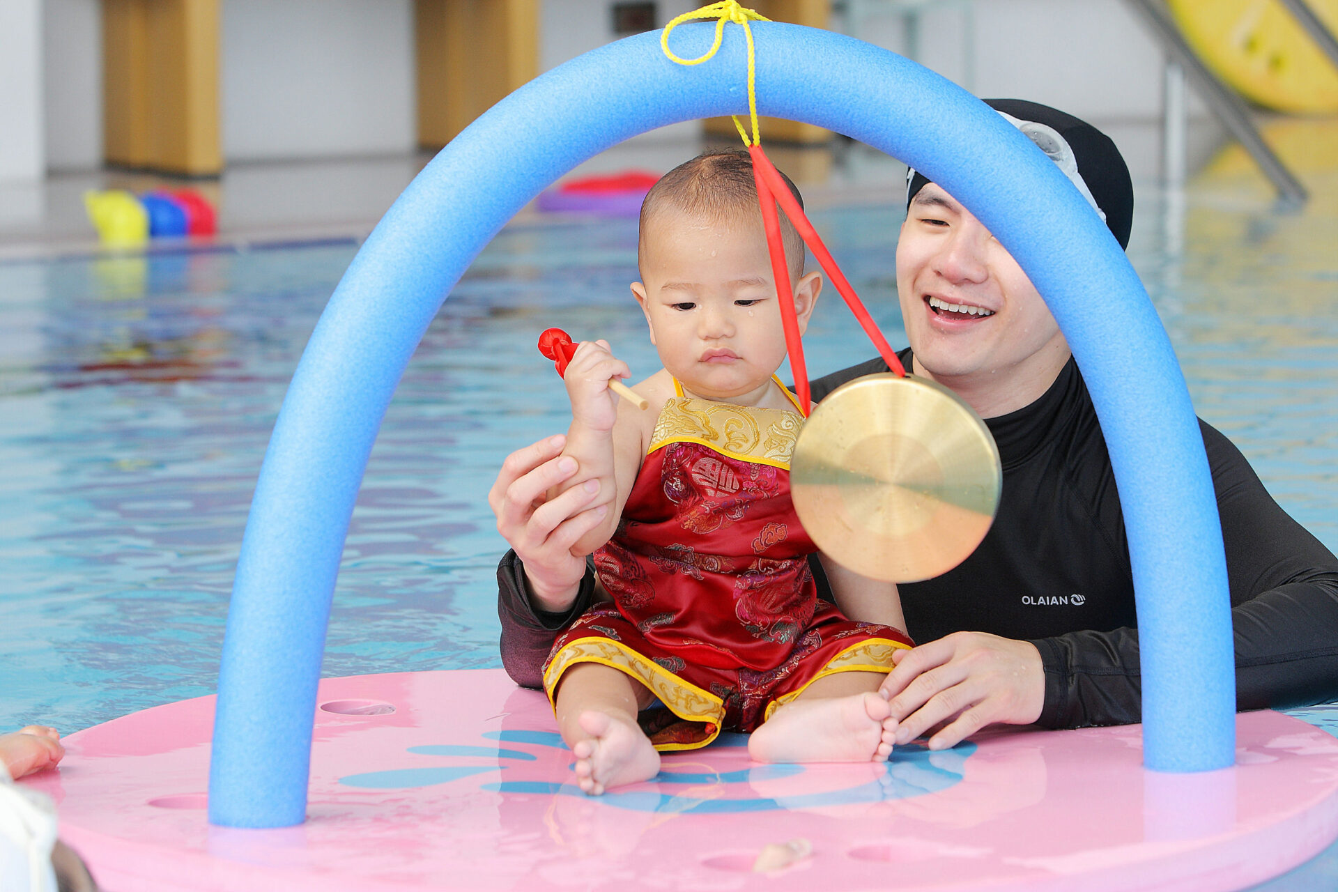 汐游寶寶_親子游泳_寶寶抓周